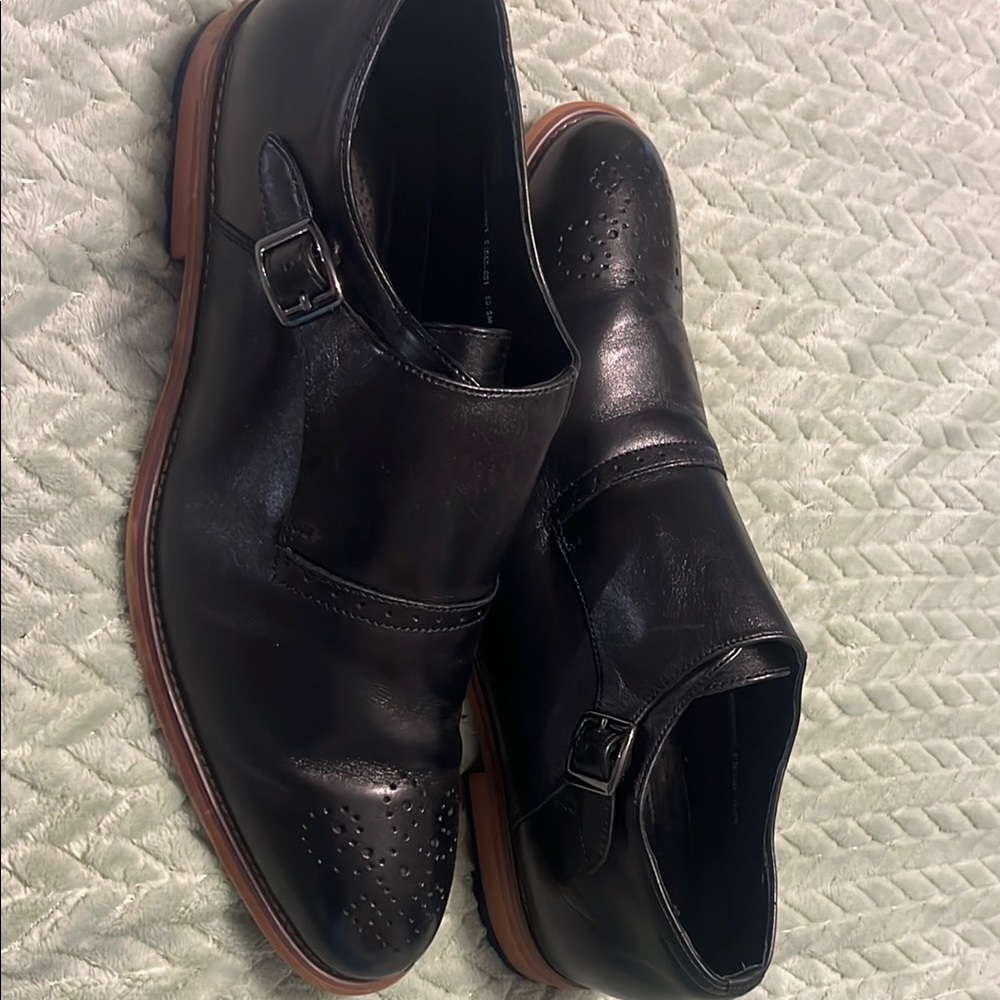 Stacy Adams Black Oxfords Classic Leather Design